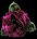 Cabernet XL Satin Flower